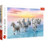 Puzzle Trefl 500el Białe konie w galopie - 2